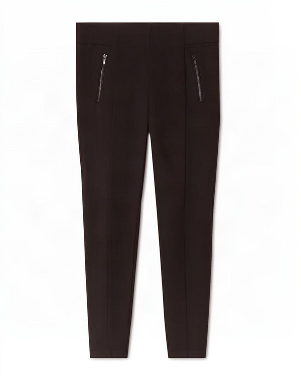Marks & Spencer Womens Skinny Casual Trousers UK 12 Medium W30 L28 Black