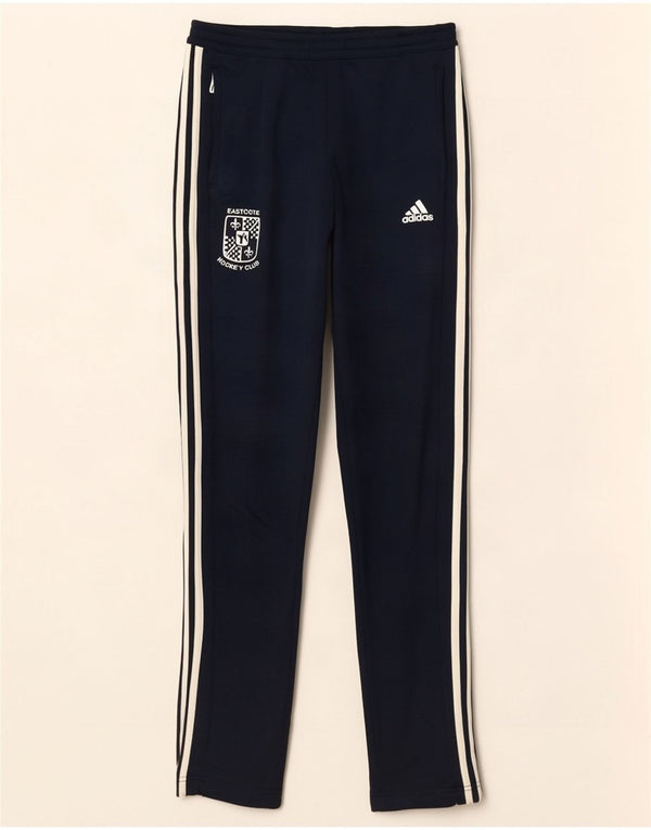 Adidas Ženske Graphic Trenirke Hlače UK 8/10 Male tamnoplave poliesterske