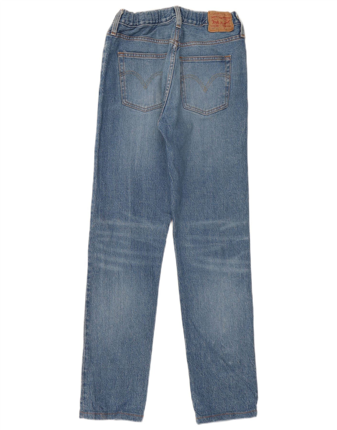 Levi's ženske 501 ravne traperice W26 L31 plavi pamuk