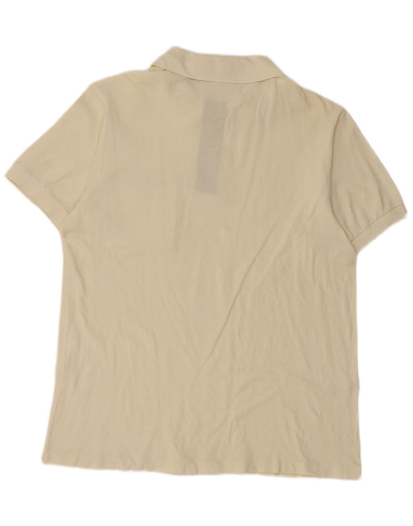 LACOSTE muška polo majica veličine 4, srednje bijele boje pamuka