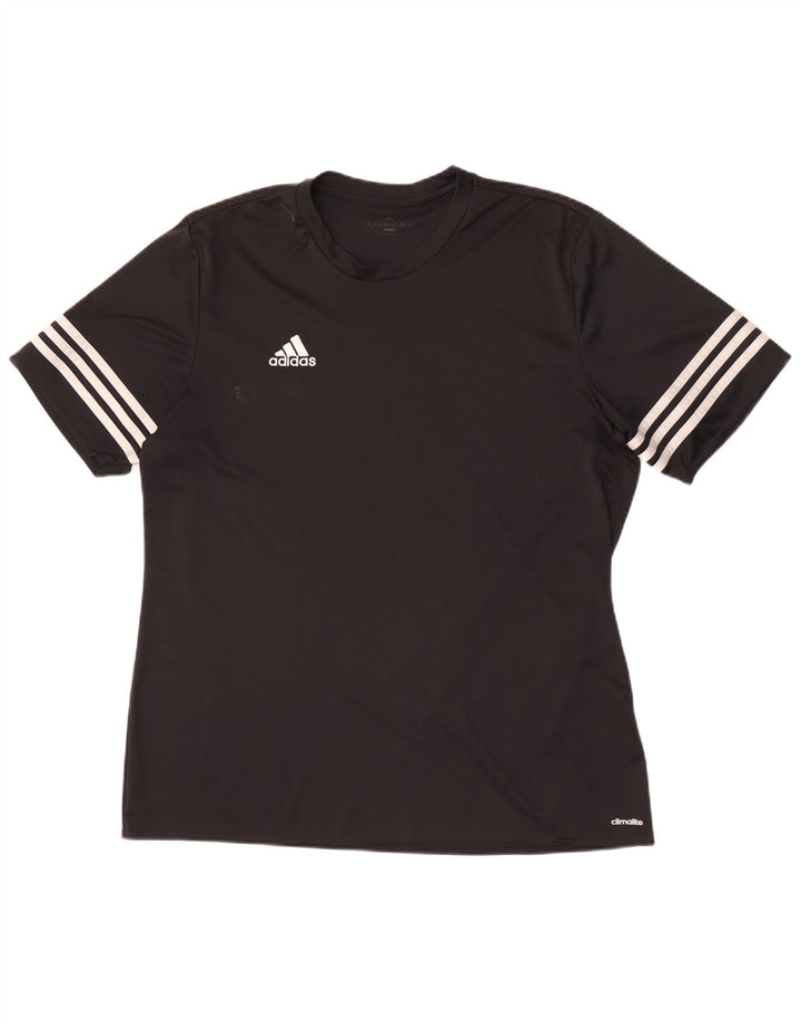 Adidas muška majica Climalite, veliki crni poliester