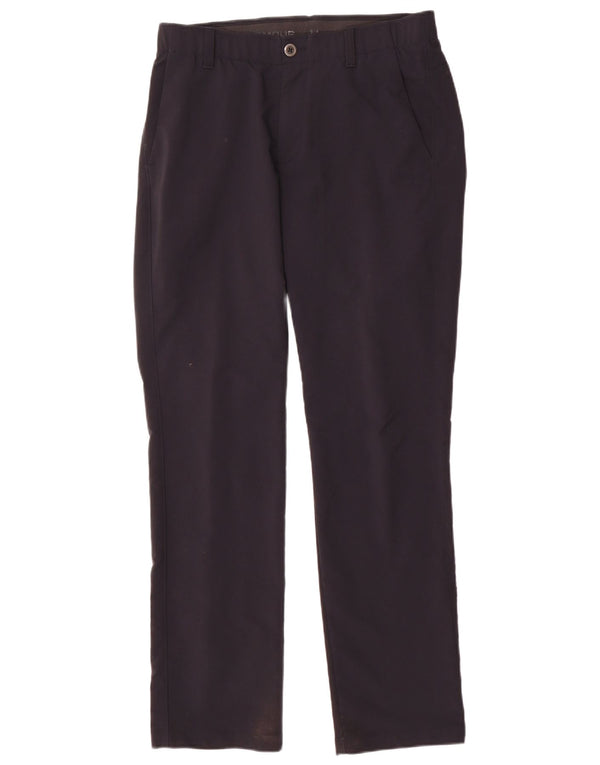 Under Armour muške ravne chino hlače W32 L32 tamnoplavi najlon