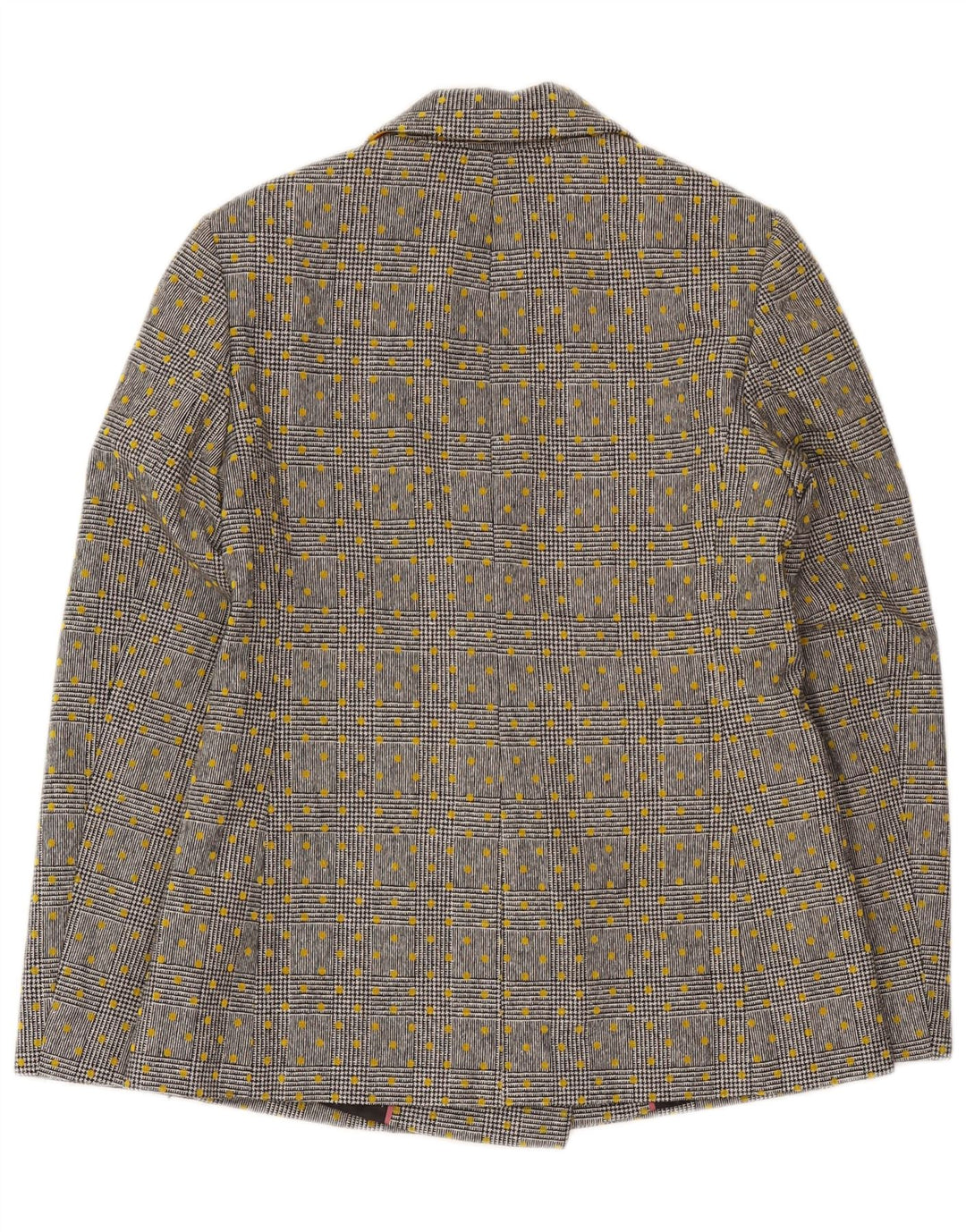 Boden ženski sako s dvostrukim kopčanjem UK 10 Mala siva točkasta vuna