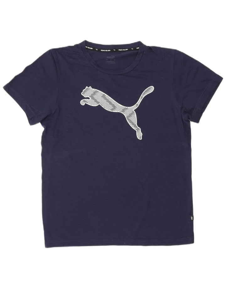 PUMA muška majica s grafičkim motivima srednje tamnoplava