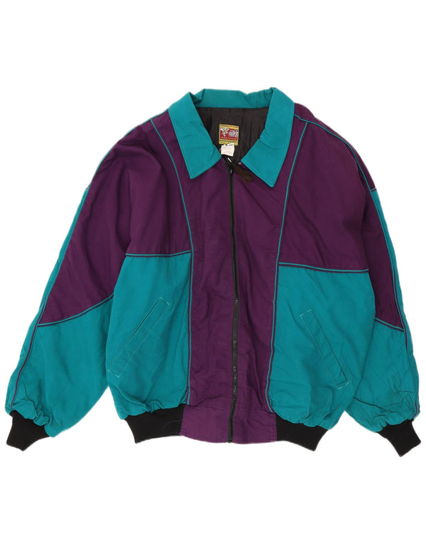 Wild muška bomber jakna UK 44 2XL pamuk u ljubičastoj boji