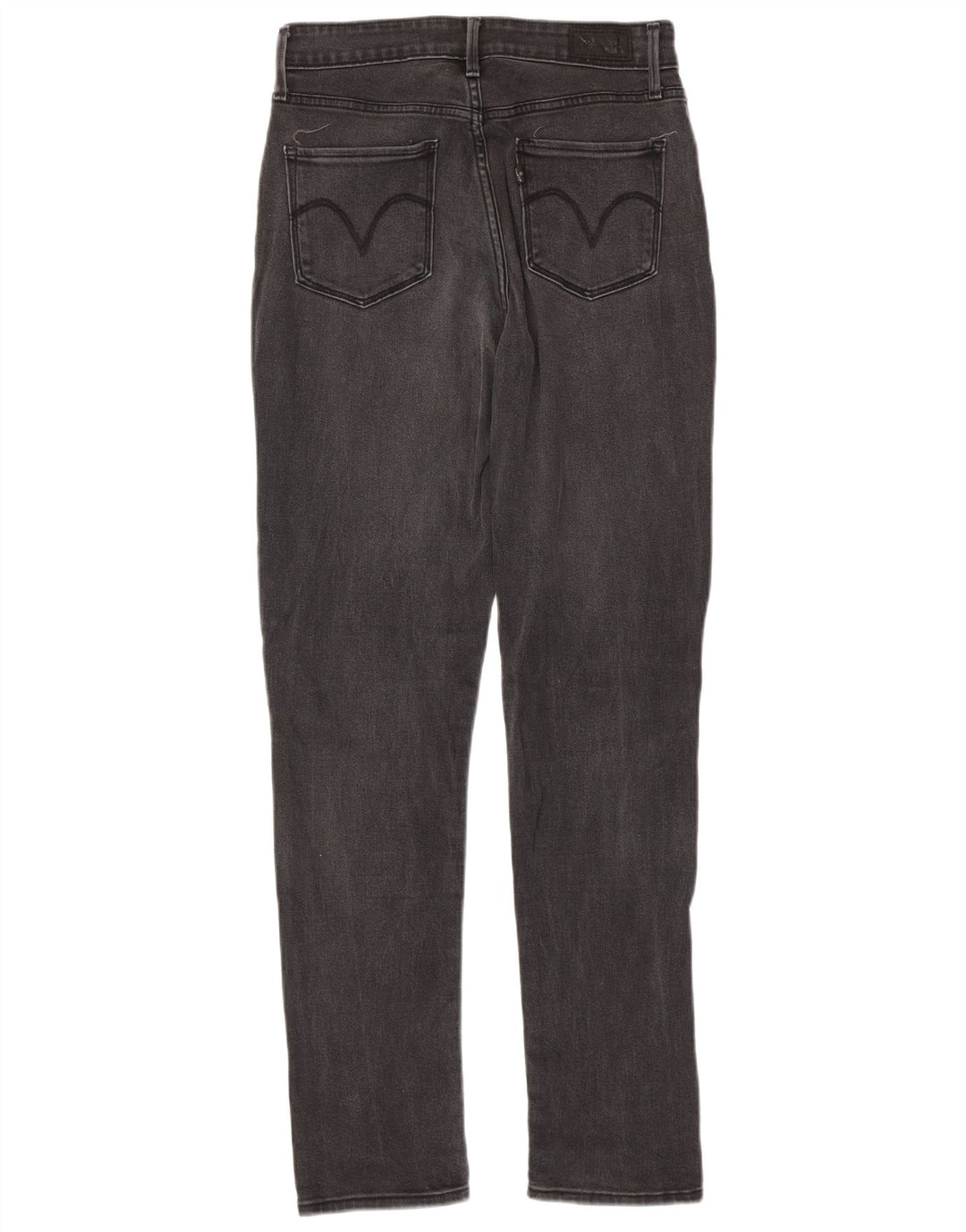 LEVI'S ženske uske traperice srednjeg rasta US 4 male W27 L32 sivi pamuk