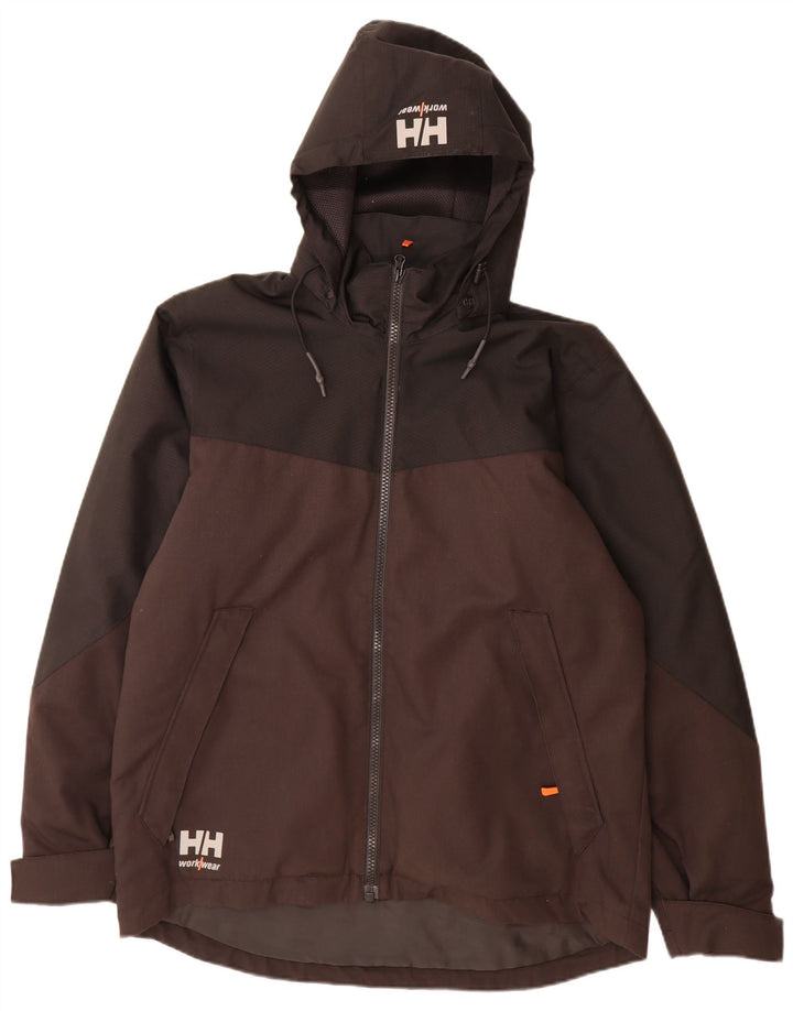 Helly Hansen muška grafička vjetrovka jakna UK 40 Large Brown Colourblock