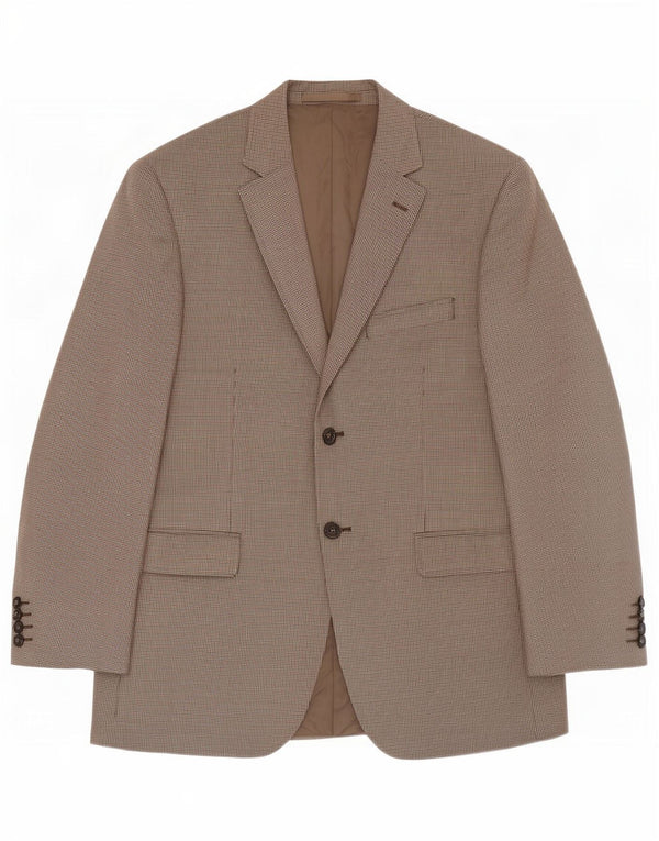 Marks & Spencer muška jakna sa 2 gumba UK 38 srednje bež houndstooth