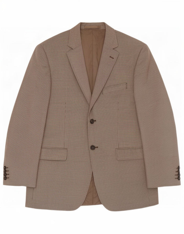 Marks & Spencer muška jakna sa 2 gumba UK 38 srednje bež houndstooth