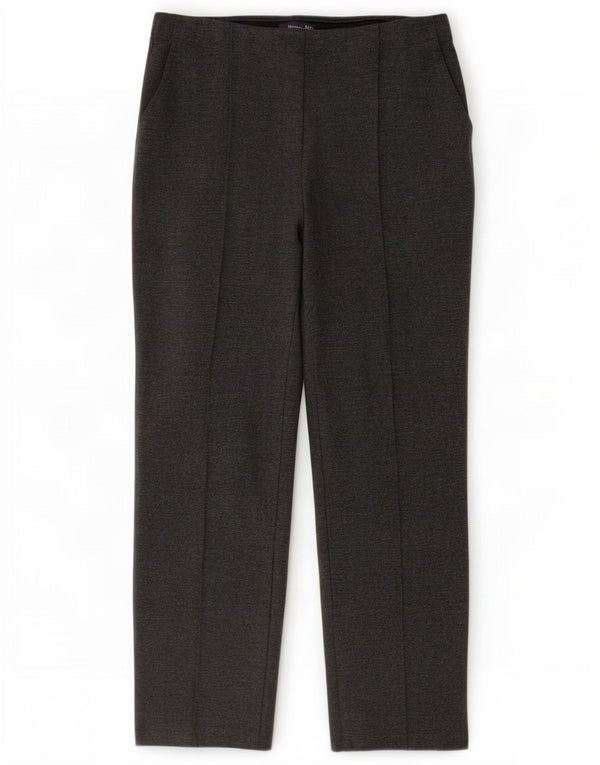 Marks & Spencer ženske ravne ležerne hlače UK 14 Large W32 L28 sive