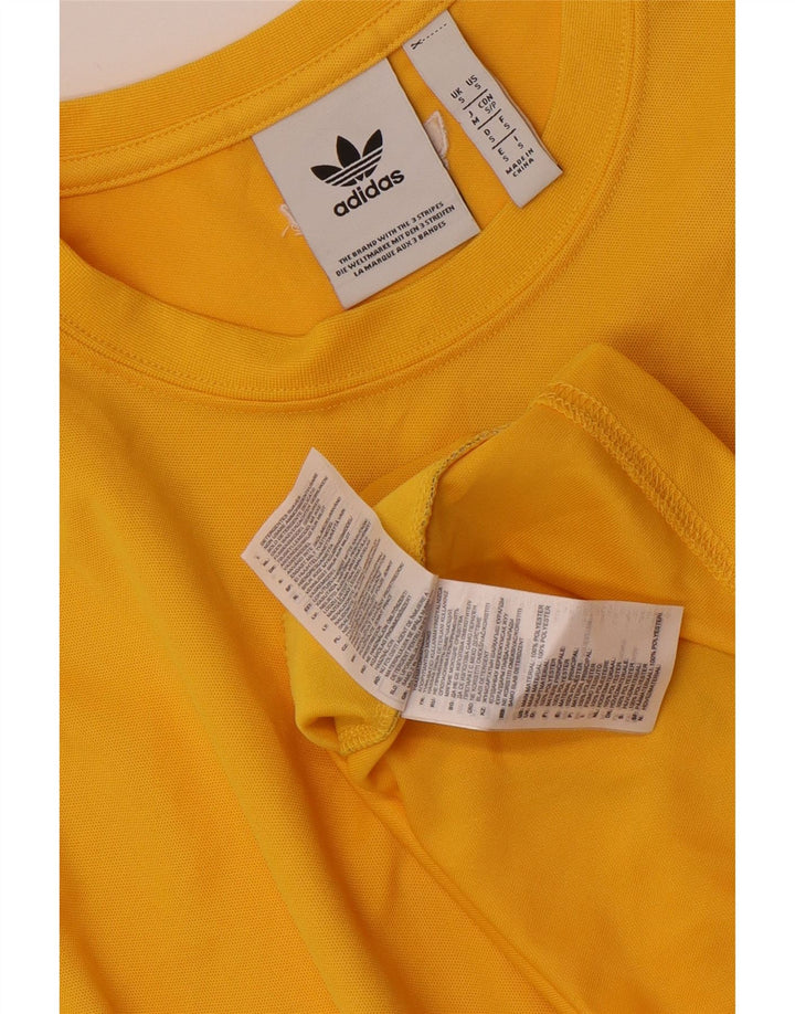 ADIDAS muška majica kratkih rukava s grafičkim motivima, mali žuti poliester