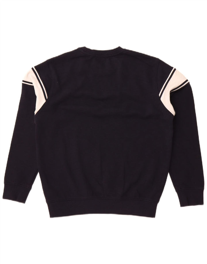 Guess muški džemper s grafičkim motivima, mali pamuk tamnoplave boje