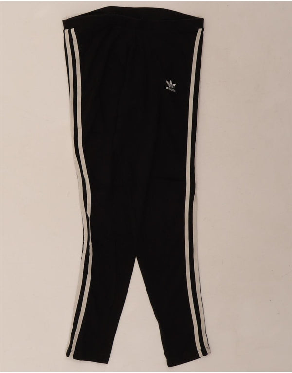 Adidas ženske tajice UK 14 Srednje crni pamuk