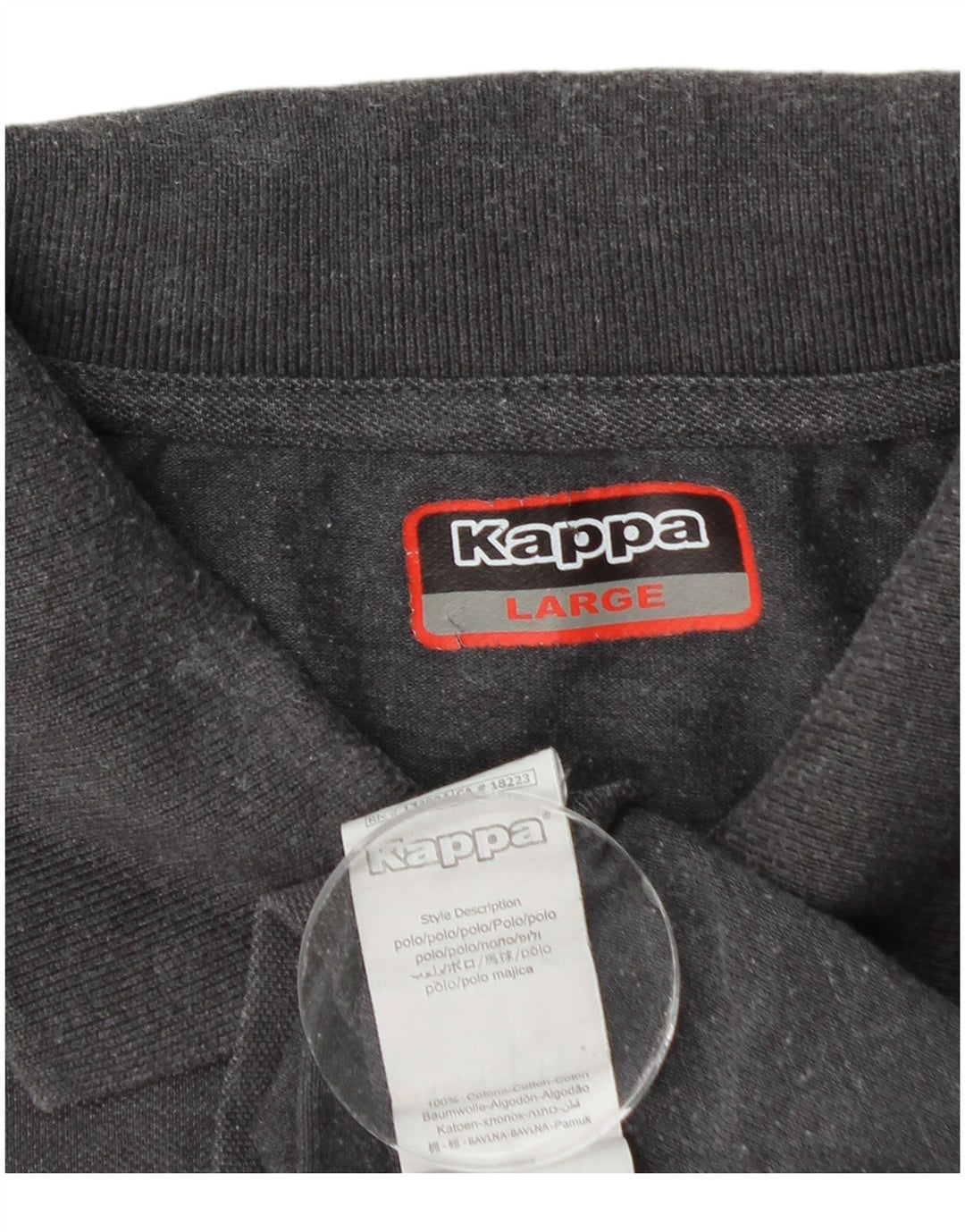 KAPPA muška polo majica Large Grey Pamuk