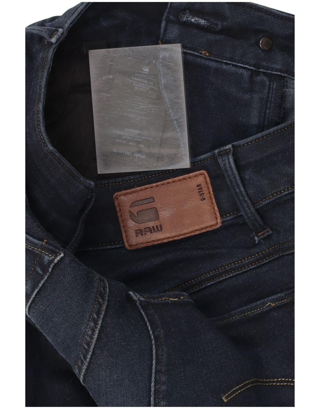 G-STAR Ženske super uske traperice W27 L32 tamnoplavi pamuk