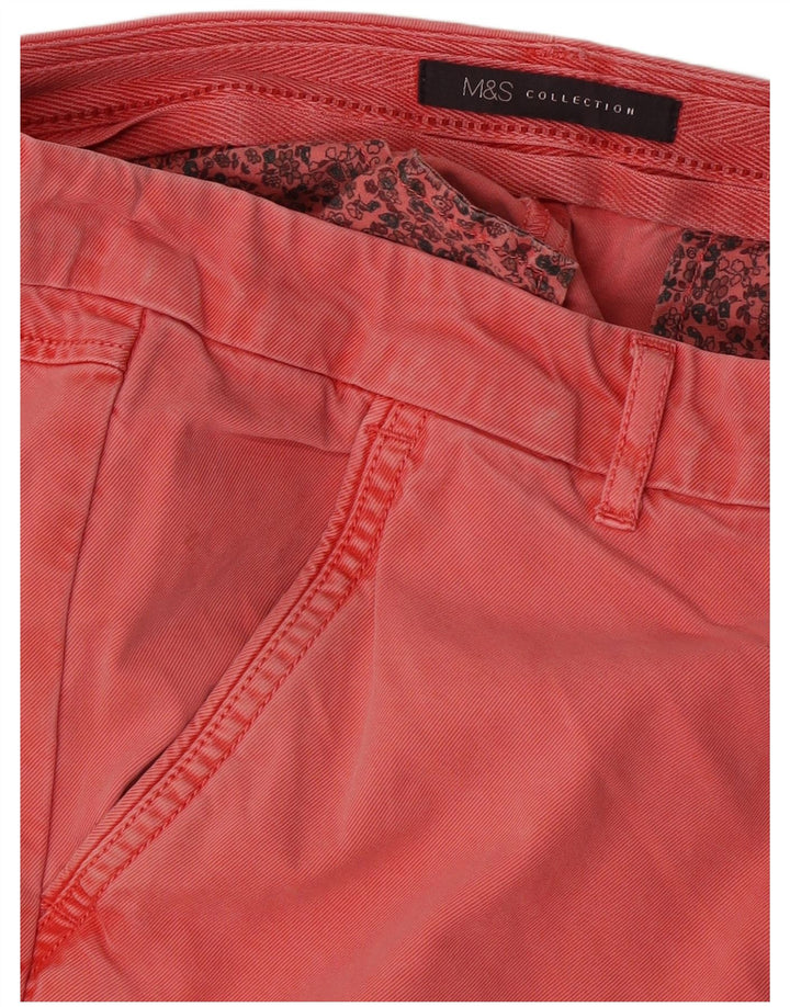 Marks & Spencer ženske uske chino hlače W36 L29 crvene