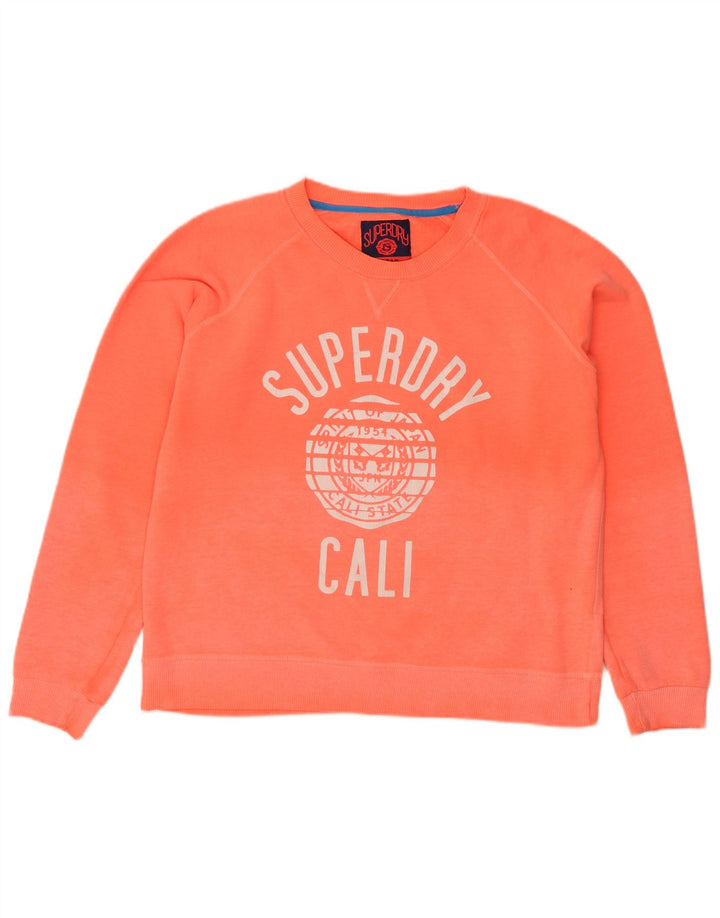 SUPERDRY Ženski džemper s grafičkim motivima UK 16 Velika narančasta