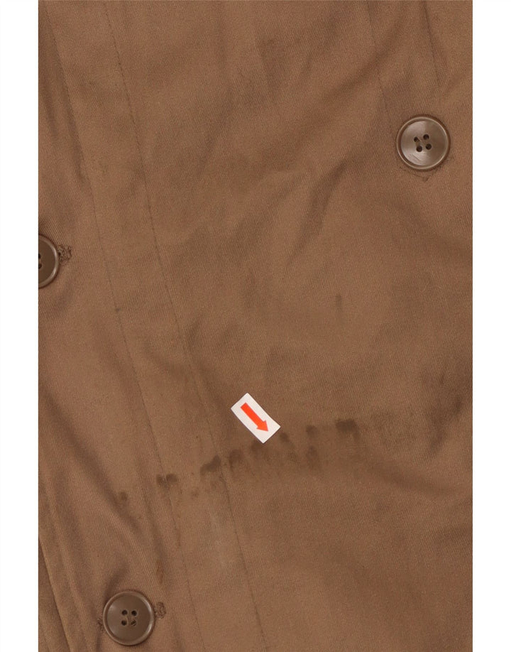 VINTAGE muška šerpa parka jakna s kapuljačom UK 42 XL smeđi pamuk