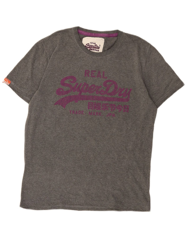 Superdry muška majica s grafičkim motivima XL, sivi pamuk