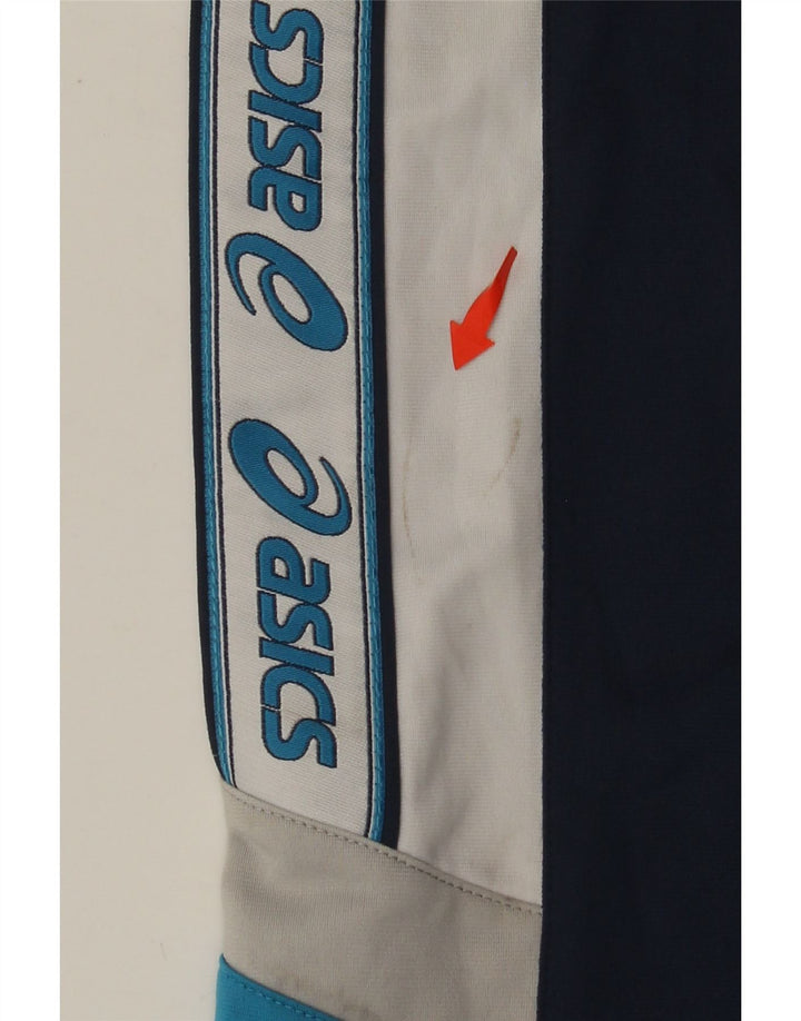 ASICS muške grafičke hlače za trenirku srednje tamnoplave boje