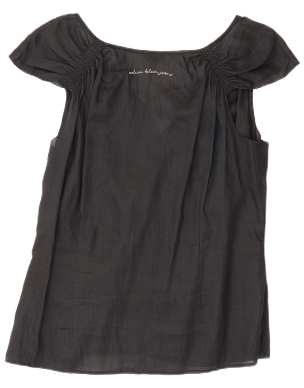 Top ženska bluza Calvin Klein Jeans UK 18 XL crna