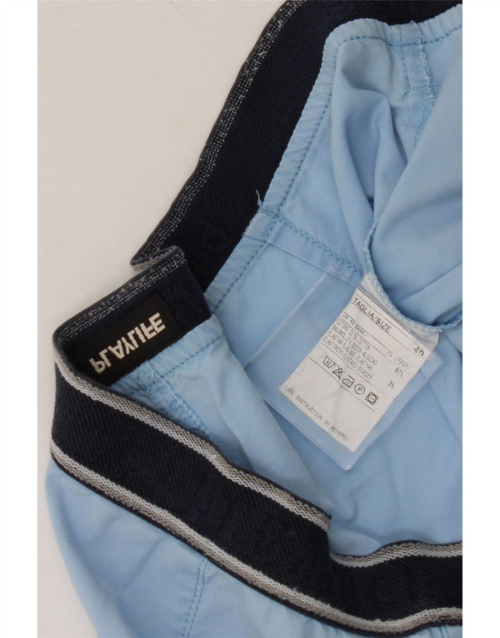 PLAYLIFE Womens Cargo Skirt IT 40 Small W34  Blue Cotton Vintage Playlife and Second-Hand Playlife from Messina Hembry 