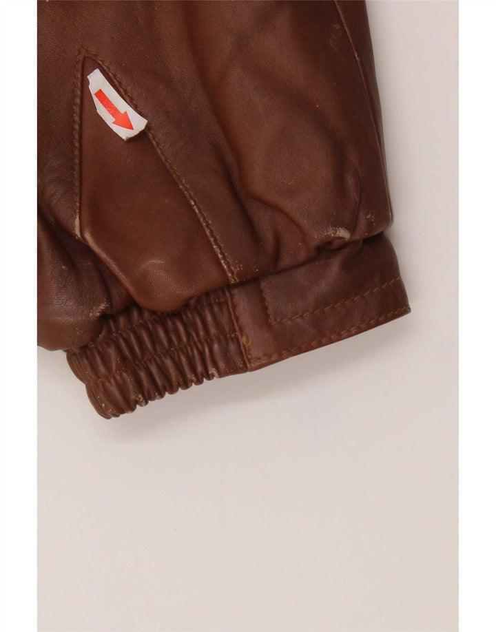 Vintage muška kožna jakna UK 40 Large Brown