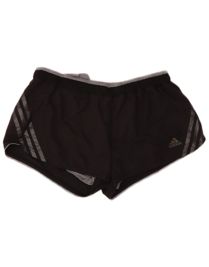 Adidas ženske Climacool sportske kratke hlače UK 12 Srednji crni poliester