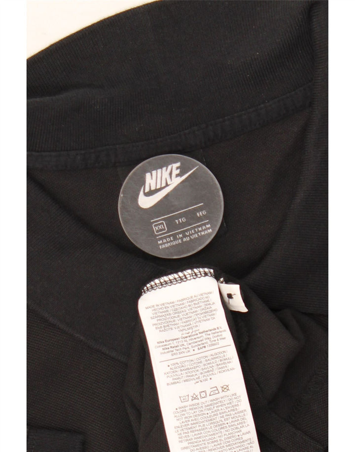 Nike muška polo majica 2XL crni pamuk