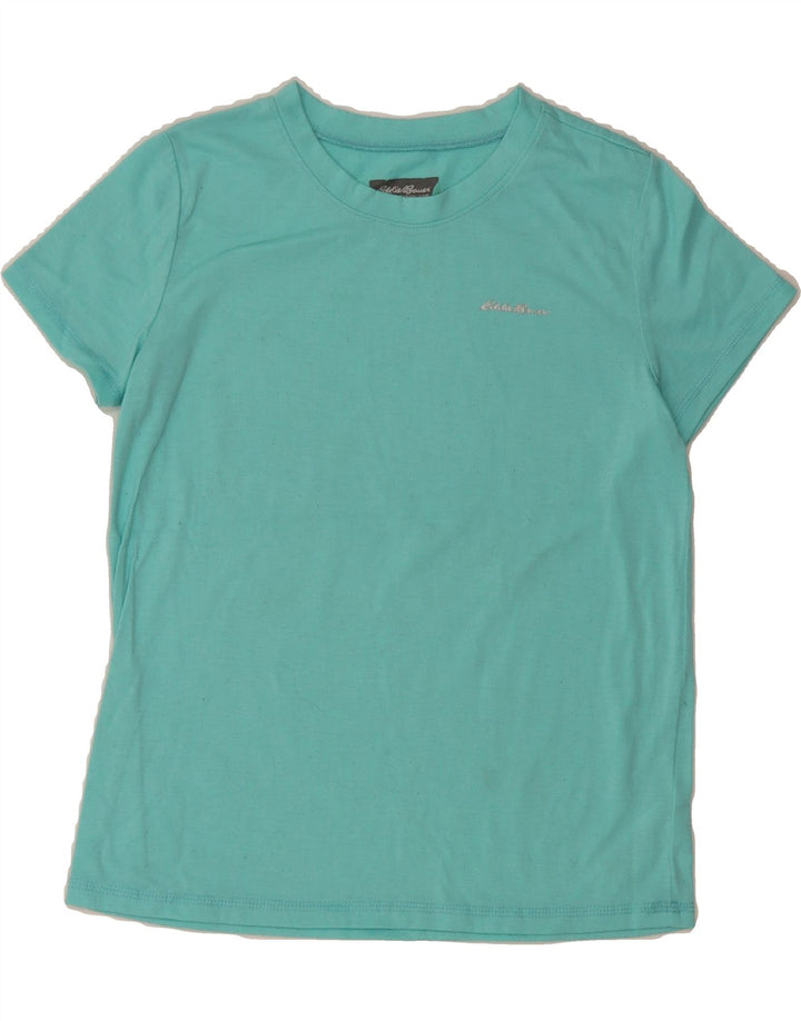 EDDIE BAUER Boys T-Shirt Top 14-15 Years XL Turquoise Polyester Vintage Eddie Bauer and Second-Hand Eddie Bauer from Messina Hembry 