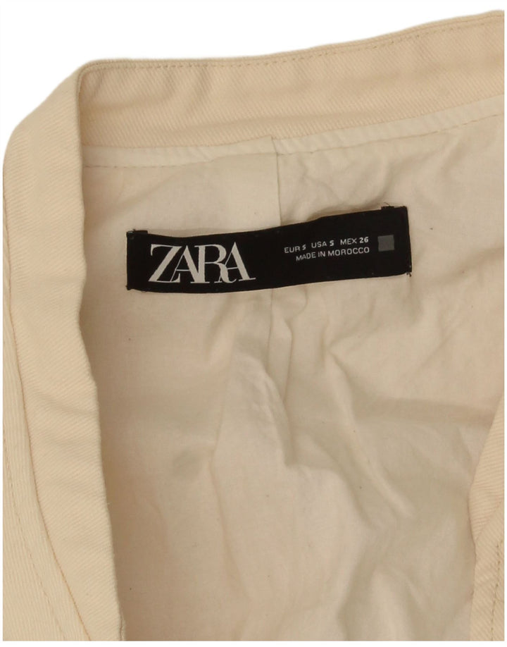 Zara ženska bomber jakna UK 10 Small Off White