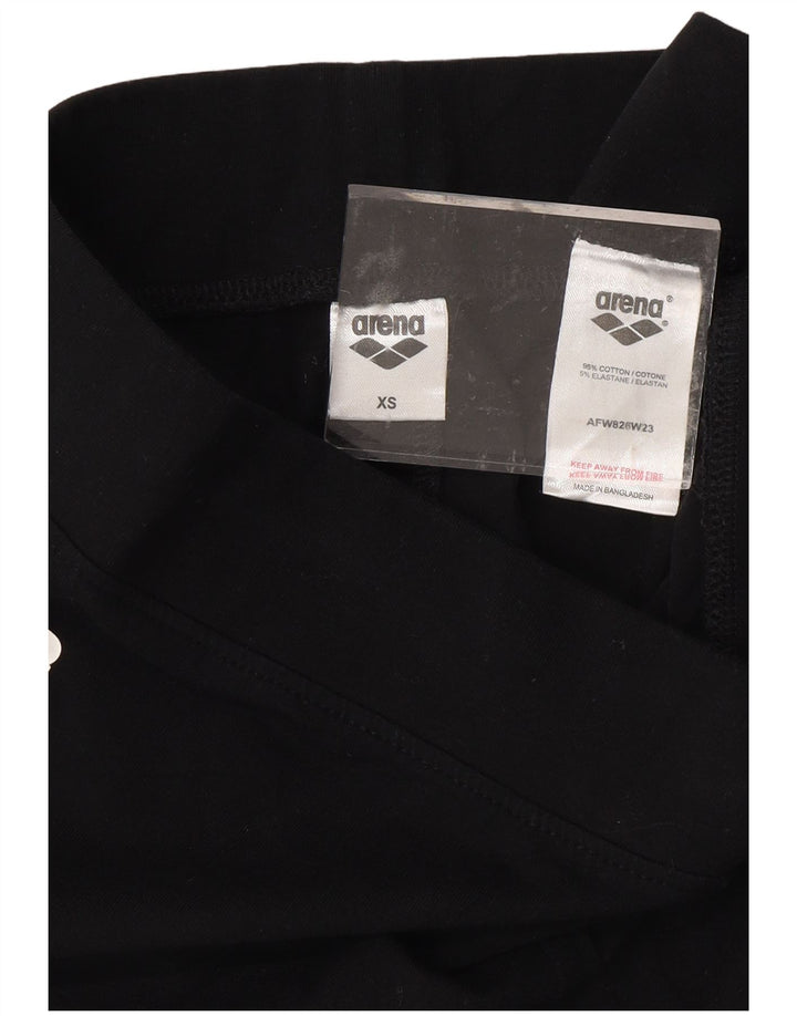 ARENA Ženske grafičke tajice UK 6 XS crni pamuk