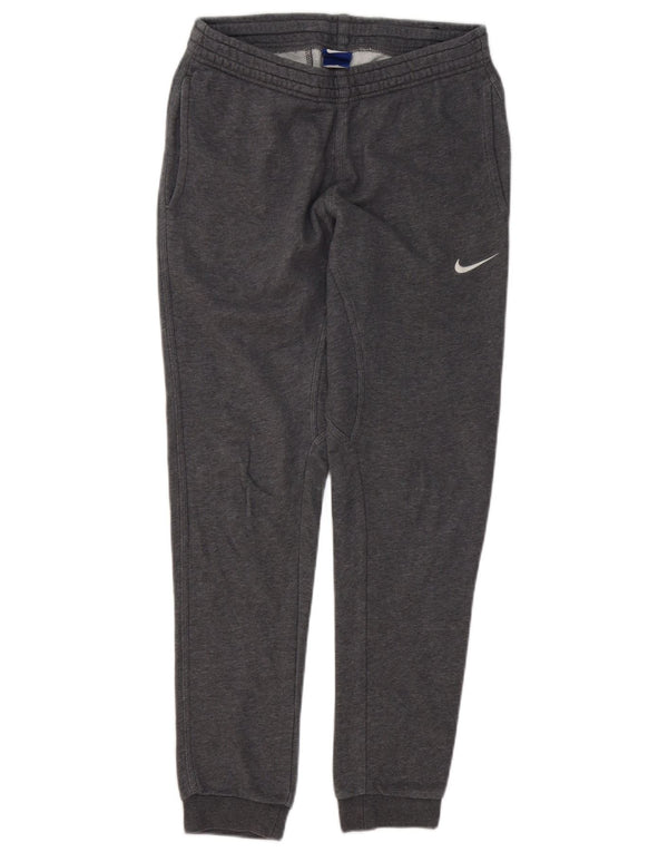 Nike Mens Tracksuit Trousers Joggers Small Grey Cotton