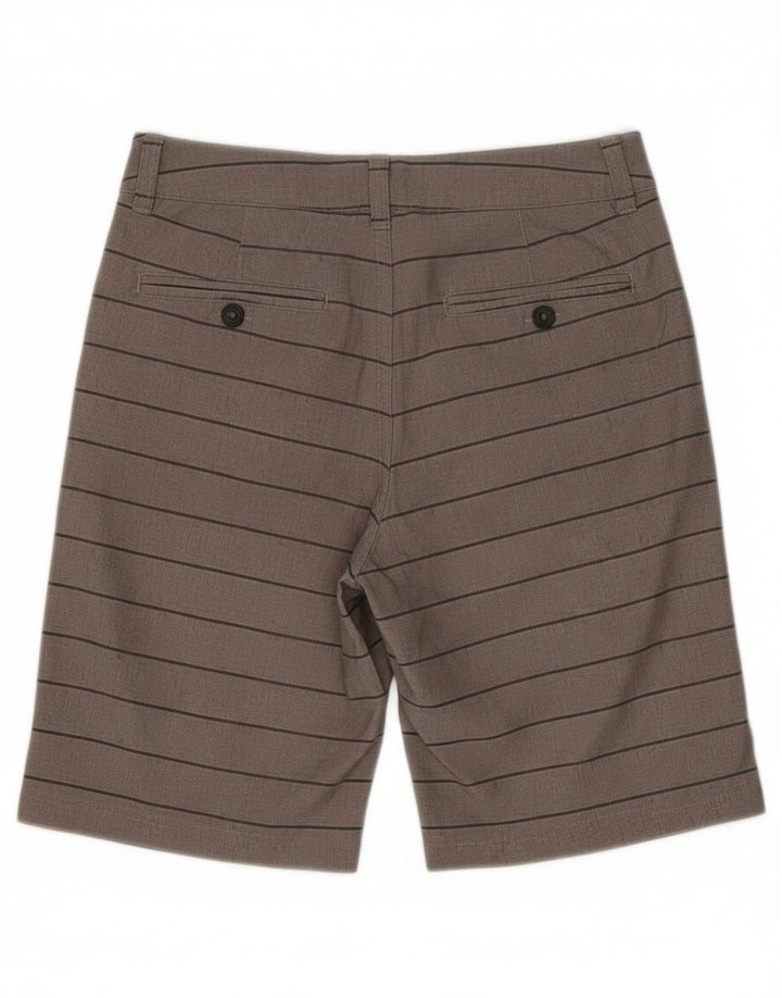 Under Armour kratke chino hlače za dječake 9-10 godina W25 sivi prugasti poliester