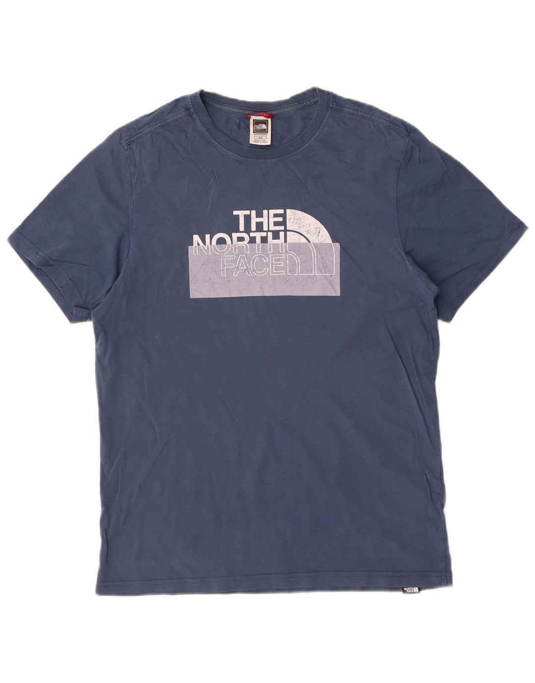 The North Face muška majica kratkih rukava s grafičkim motivima srednje plavi pamuk