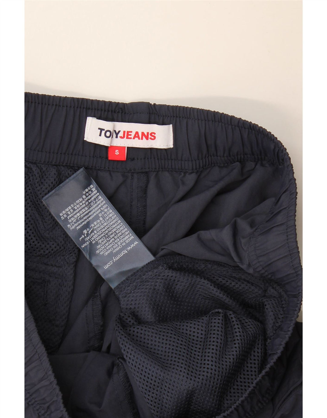 Tommy Hilfiger muške kratke hlače za kupanje s grafičkim motivima, male tamnoplave poliamidne