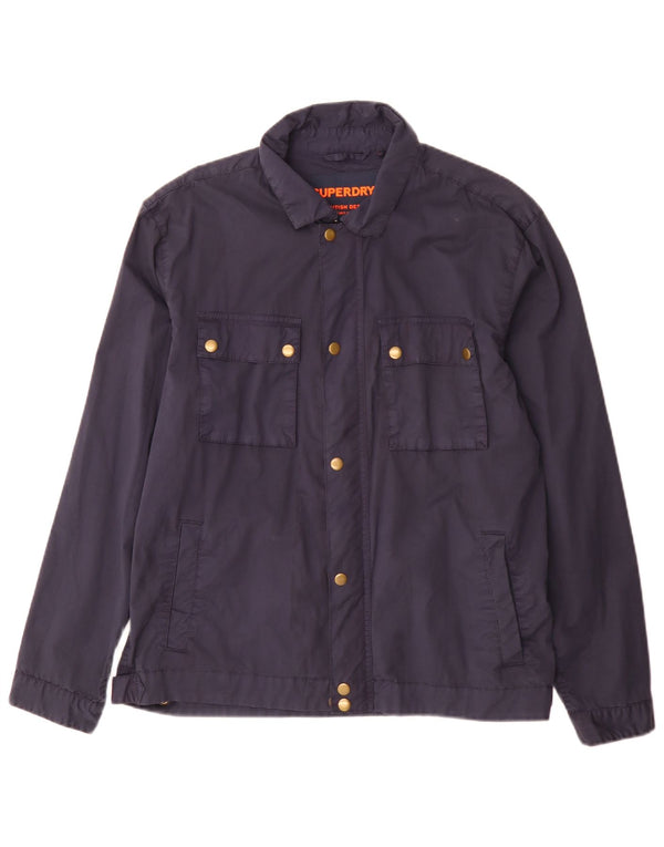 Superdry muška pomoćna jakna UK 38 srednje tamnoplavi pamuk