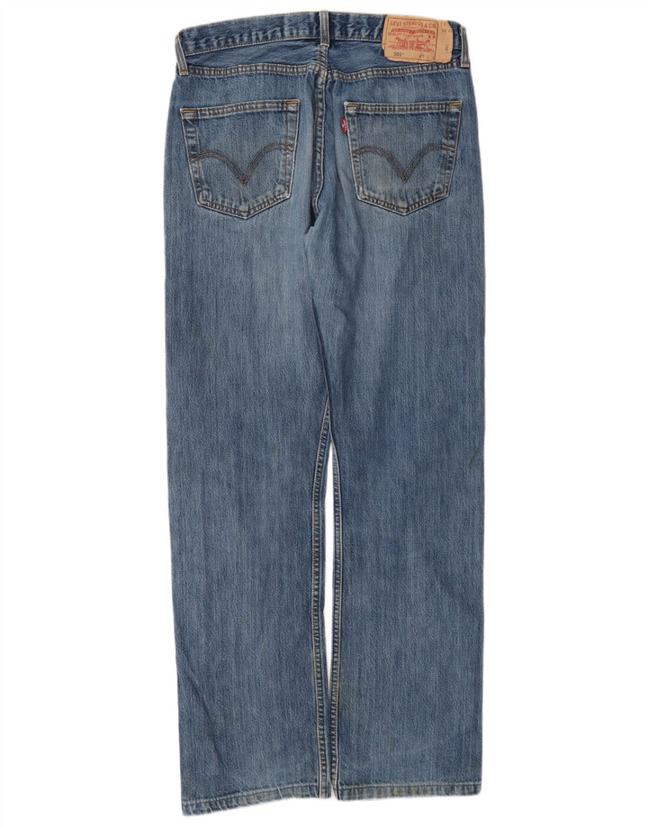 Levi's muške 501 ravne traperice W33 L36 plavi pamuk