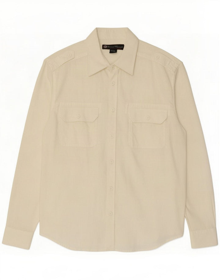 Muška vojna košulja Coronel Tapiocca Large Off White Linen
