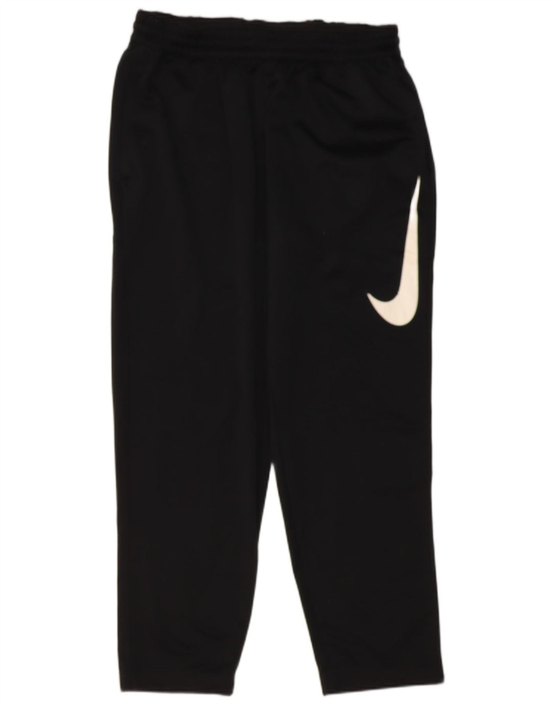 NIKE Womens Graphic Tracksuit Trousers XL Black Polyester