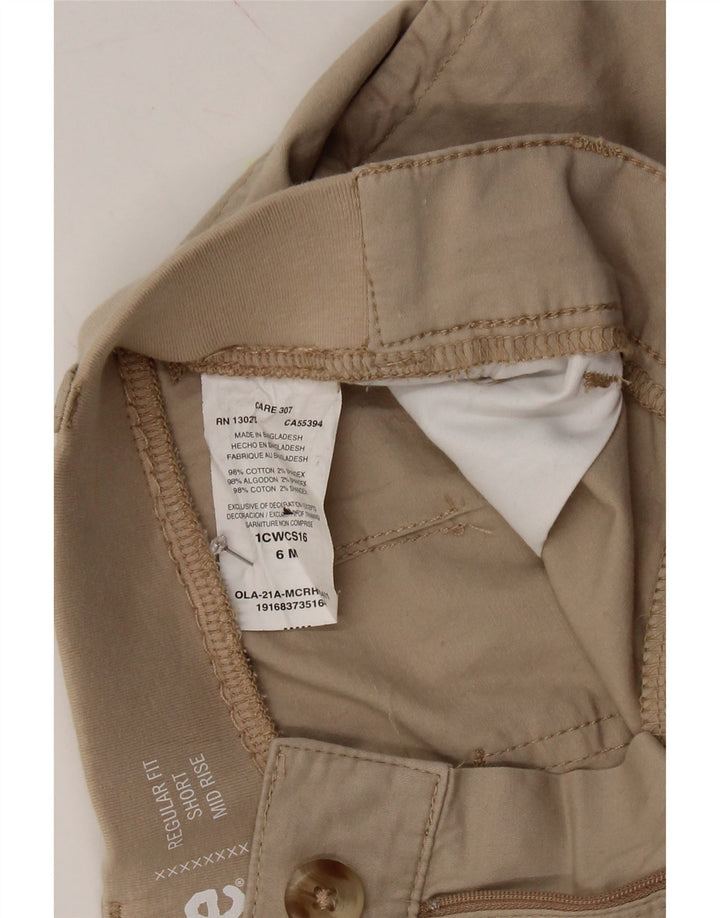 LEE Womens Mid Rise Regular Fit Cargo Shorts US 6 Medium W25  Beige Cotton Vintage Lee and Second-Hand Lee from Messina Hembry 