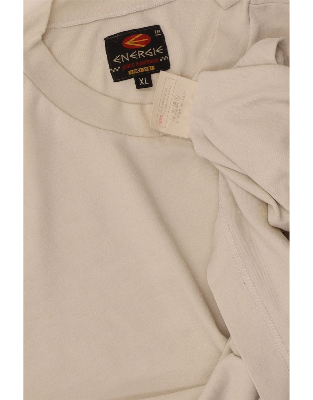 ENERGIE Ženska majica s grafičkim motivima UK 18 XL Bijeli poliamid