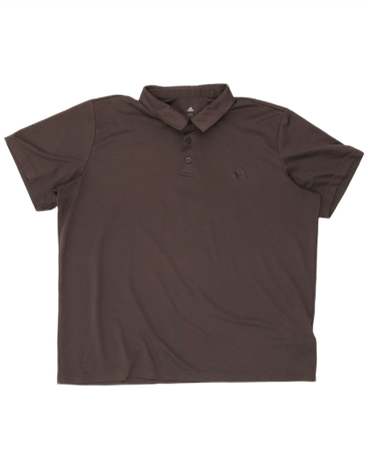 Adidas muška polo majica Climalite 2XL sivi poliester