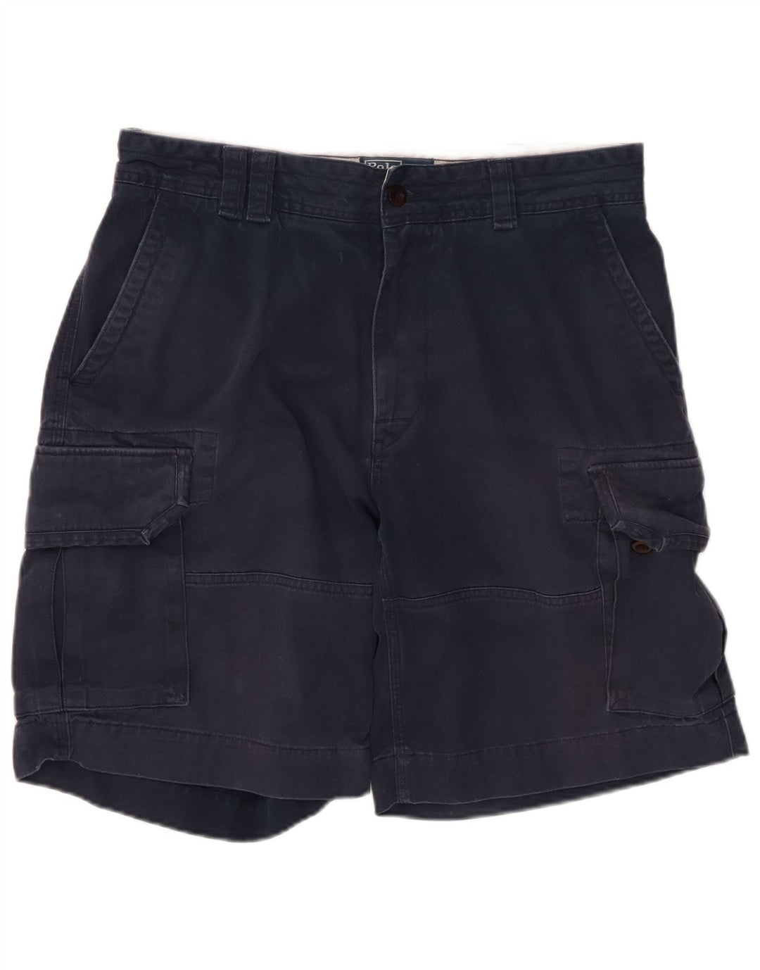 POLO RALPH LAUREN Muške kargo kratke hlače W34, veliki tamnoplavi pamuk