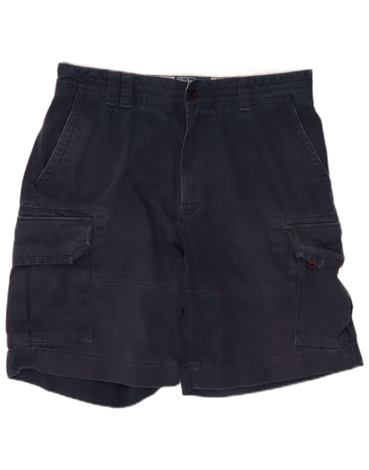 POLO RALPH LAUREN Muške kargo kratke hlače W34, veliki tamnoplavi pamuk