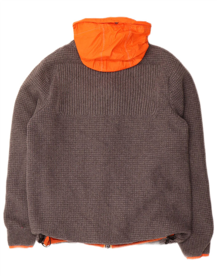 K-WAY Muška jakna s kapuljačom na dvije ruke, UK 36, mali sivi poliamid