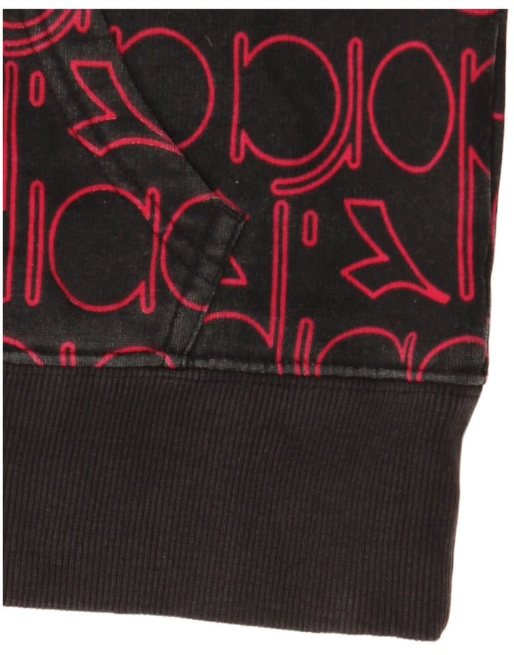 DIADORA Muška majica s kapuljačom srednje veličine, crni pamuk