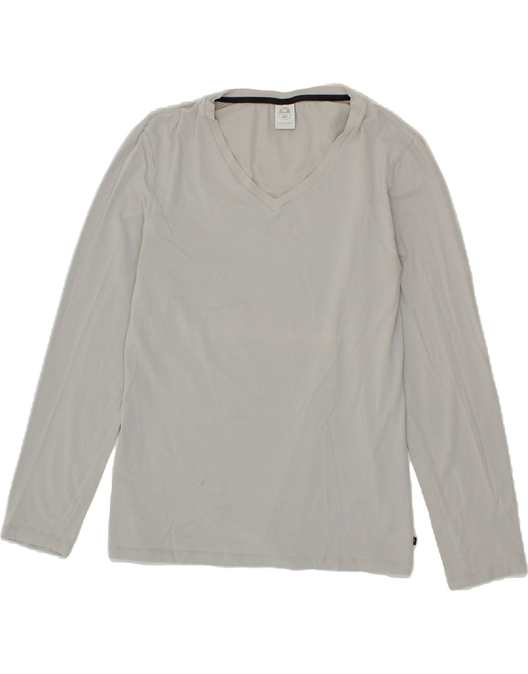 NORTH SAILS Womens Top Long Sleeve UK 20 2XL Grey Cotton Vintage North Sails and Second-Hand North Sails from Messina Hembry 