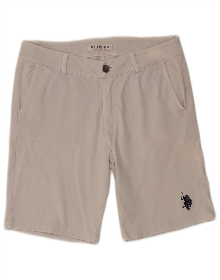 US POLO ASSN. Muške chino kratke hlače W32 Srednje bijeli pamuk