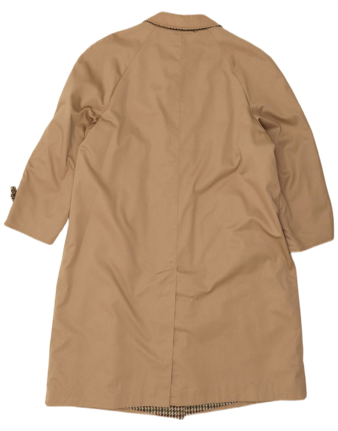 Vintage ženski preveliki kaput IT 47 XL, bež houndstooth